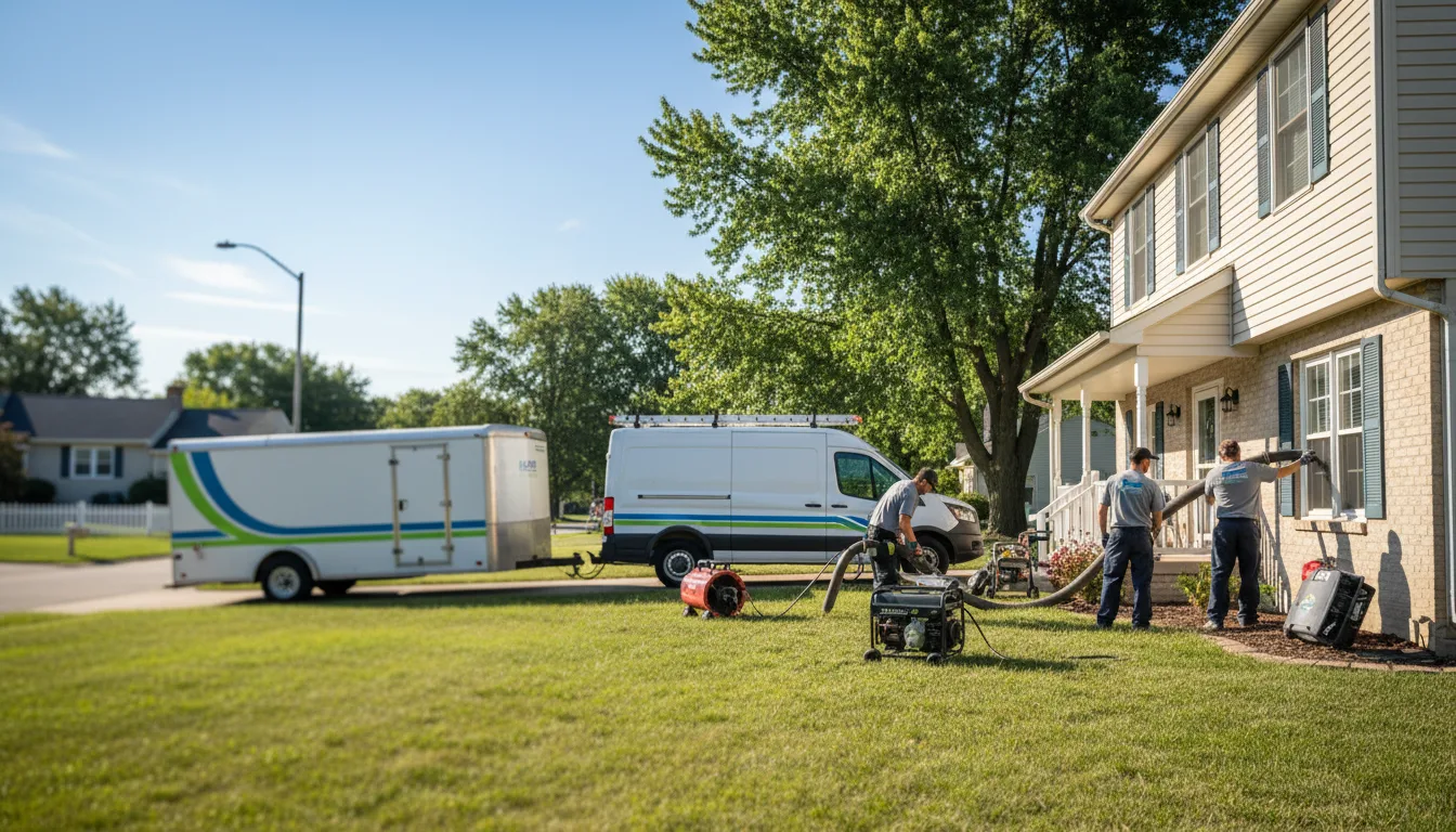 Flooded Basement Restoration And Cleanup With Repair in Oskaloosa, KS near me